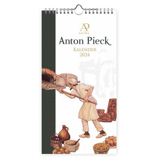 Comello Anton Pieck Note Calendar 2024 Detail
