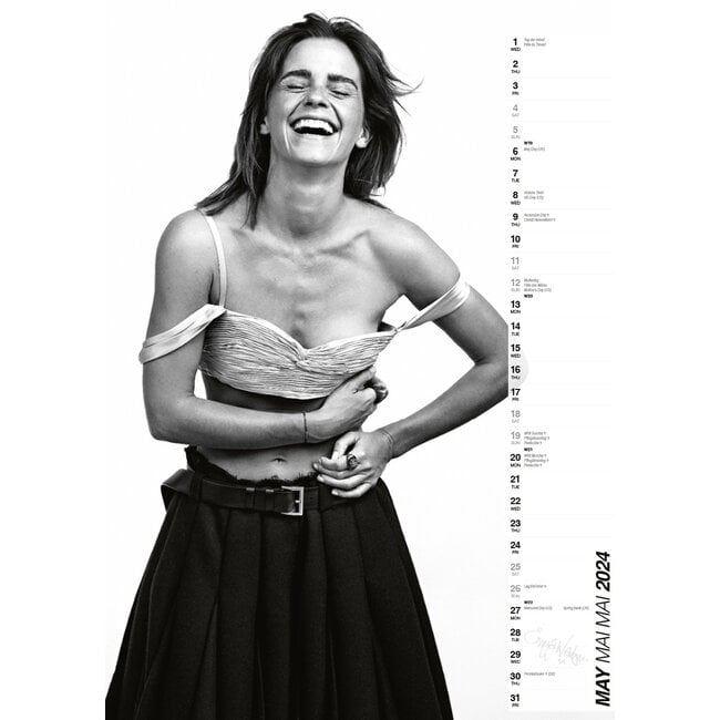 Buying Emma Watson Calendar 2024? Quick and easy online - Kalenderwinkel.nl