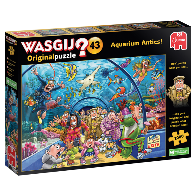 Wasgij Original 43 Aquarium Antics Puzzle 1000 pezzi