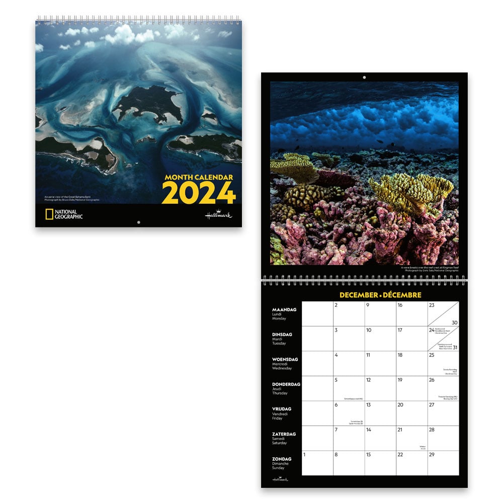 National Geographic Calendar 2024 