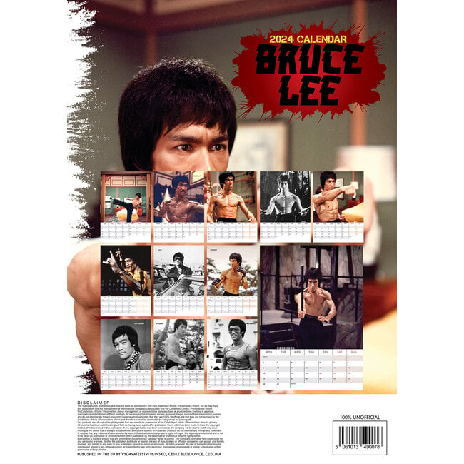 Bruce Lee Calendar 2024 Buy? Simply order online Kalenderwinkel.nl