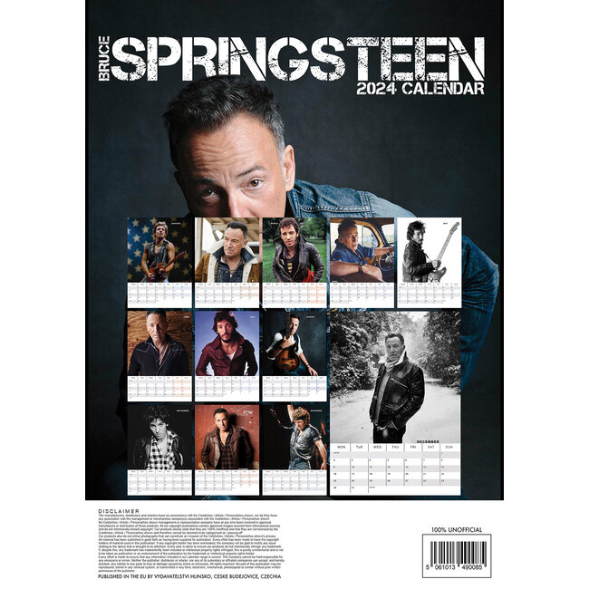 Acquistare il Calendario Bruce Springsteen 2024? Basta ordinare online