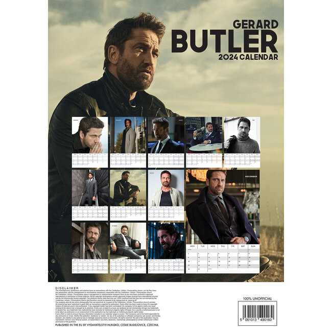 Buying Gerard Butler Calendar 2024 simply order online