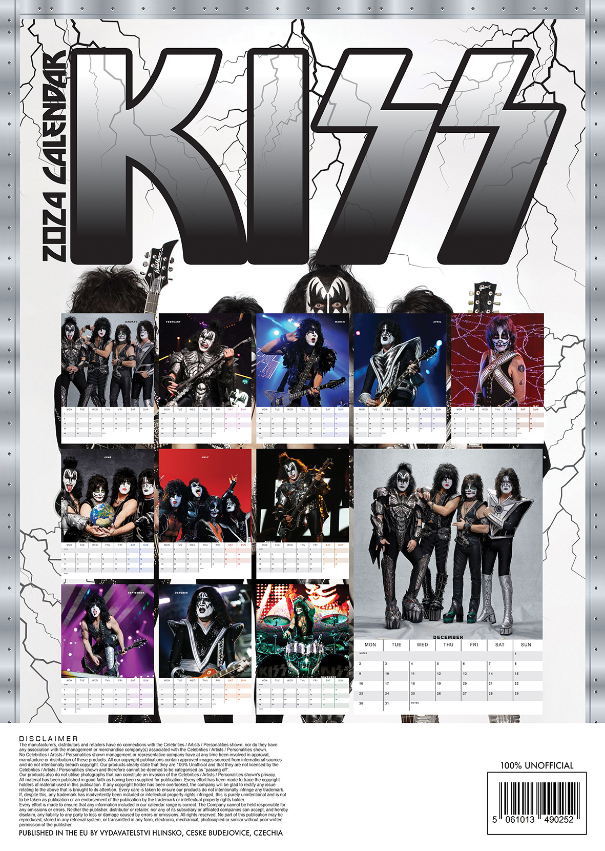 Acquistare il Calendario Kiss 2024 A3? Facile e veloce online