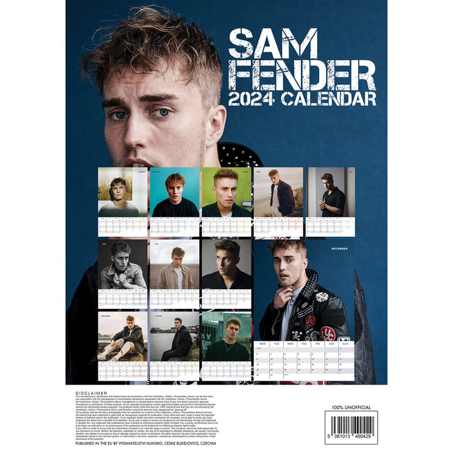 Comprar Sam Fender Calendario 2024 A3 Orden fácilmente en línea