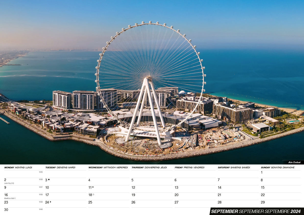 Dubai Kalender 2024 Kopen? Eenvoudig en snel online
