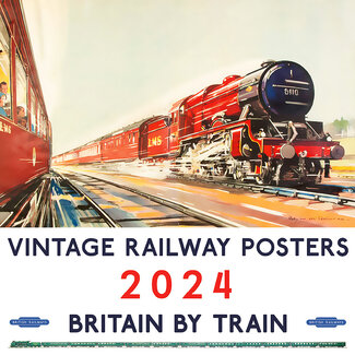 ML Publishing Affiches ferroviaires vintage Calendrier 2025