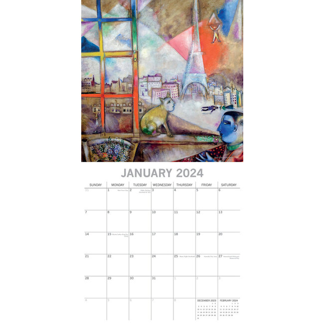 Buy Marc Chagall Calendar 2024 | Order easily online
