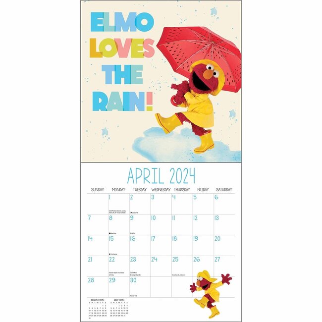 Sesame Street Friends Calendar 2024