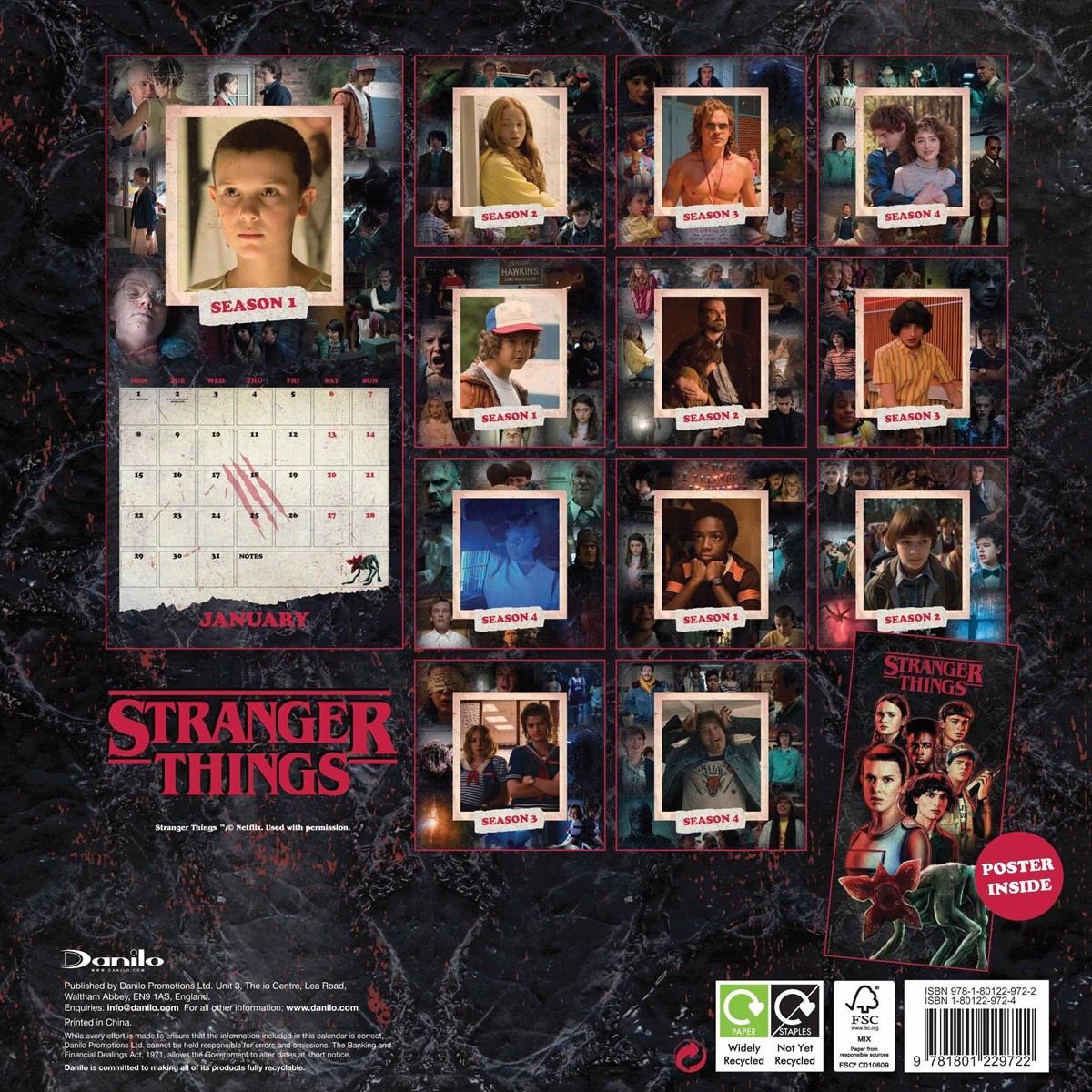 Stranger Things Kalender 2024 Kopen? Bestel eenvoudig Online