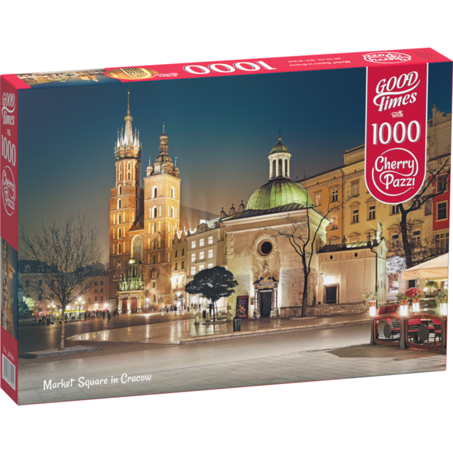 CherryPazzi Market Square in Cracow Puzzle 1000 Pieces