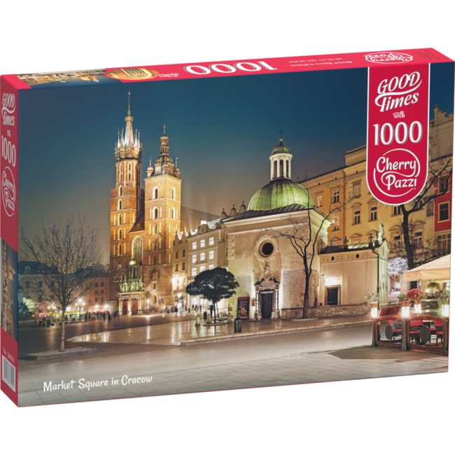 CherryPazzi Plaza del Mercado de Cracovia Puzzle 1000 piezas