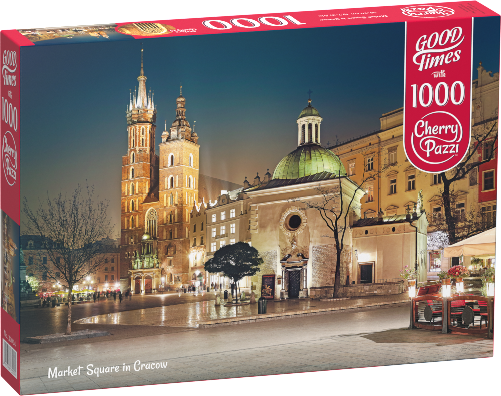 Market Square in Cracow Puzzel 1000 Stukjes