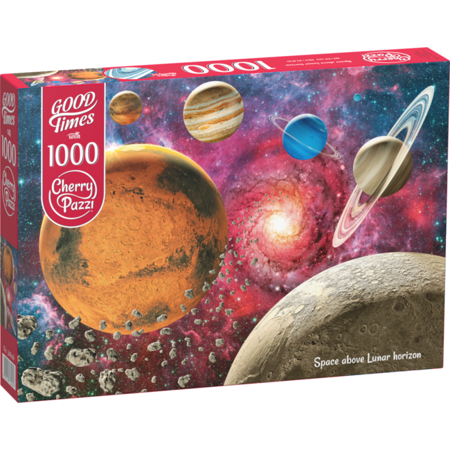 Weltraum über Mondhorizont Puzzle 1000 Teile