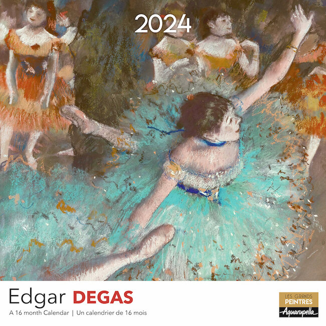 Aquarupella Edgar Degas Calendar 2025