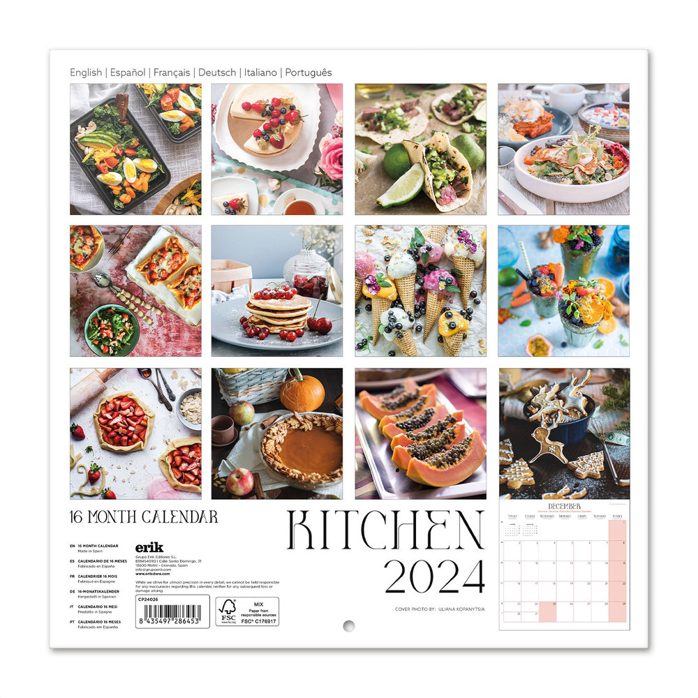 Kitchen Kalender 2024 Kopen? Bestel eenvoudig online Kalenderwinkel.nl