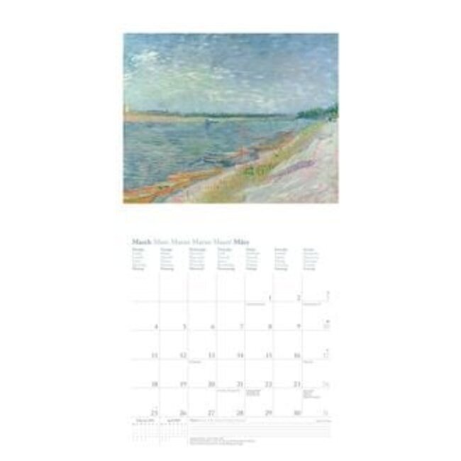 Buying Vincent van Gogh Calendar 2024? Ordered easily and quickly