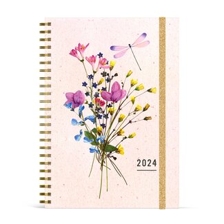 Lannoo Flowers A5 Agenda 2025