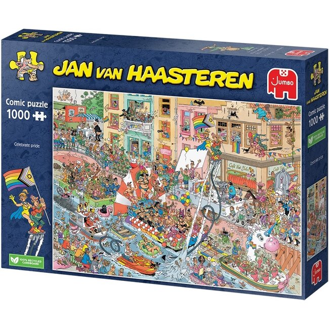 Jan van Haasteren - Celebrate Pride! Puzzel 1000 Stukjes