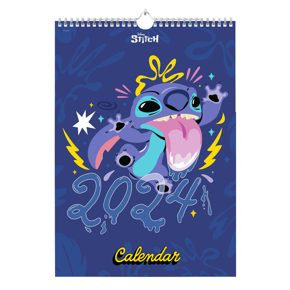 Acheter Calendrier Disney Stitch 2024 A3 ? Commander en ligne
