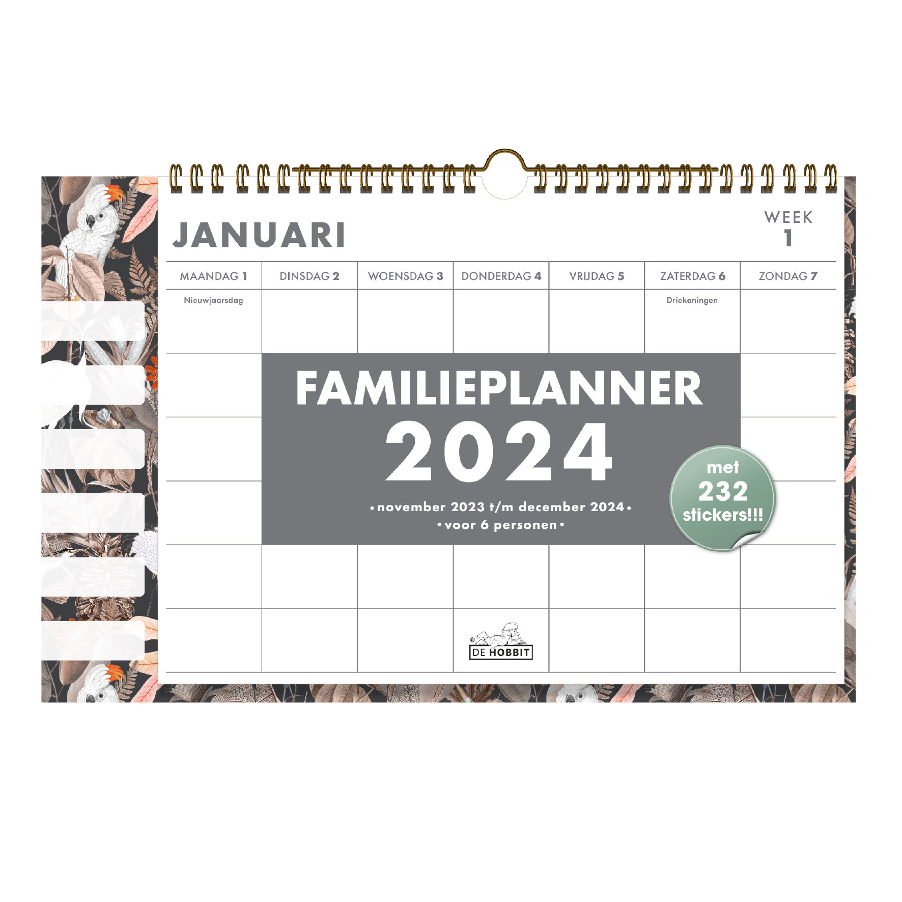 Hobbit Familieplanner Omslag D2 Kaketoe 2024