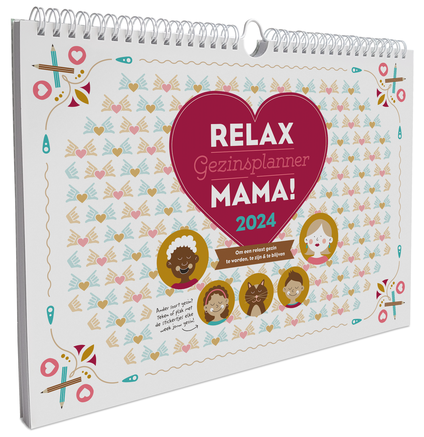 Relax mama familie planner 2024 FSC