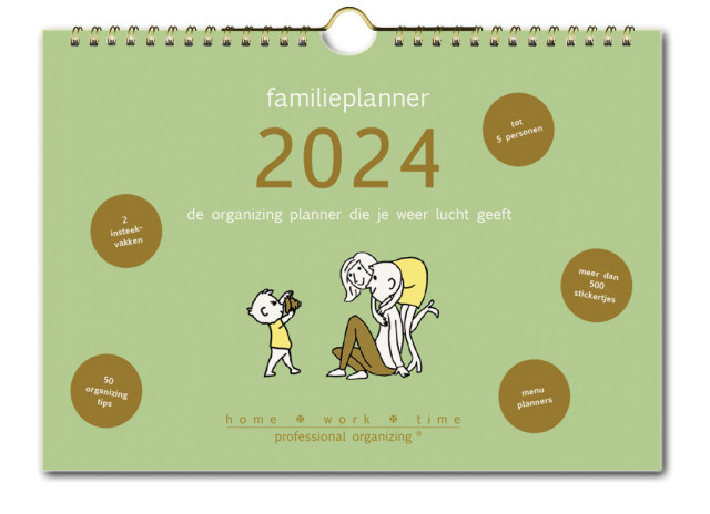 Bekking & Blitz - Familieplanner 2024 - Homeworktime familie planner 2024