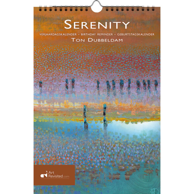 Ton Dubbeldam Birthday calendar A4 Serenity