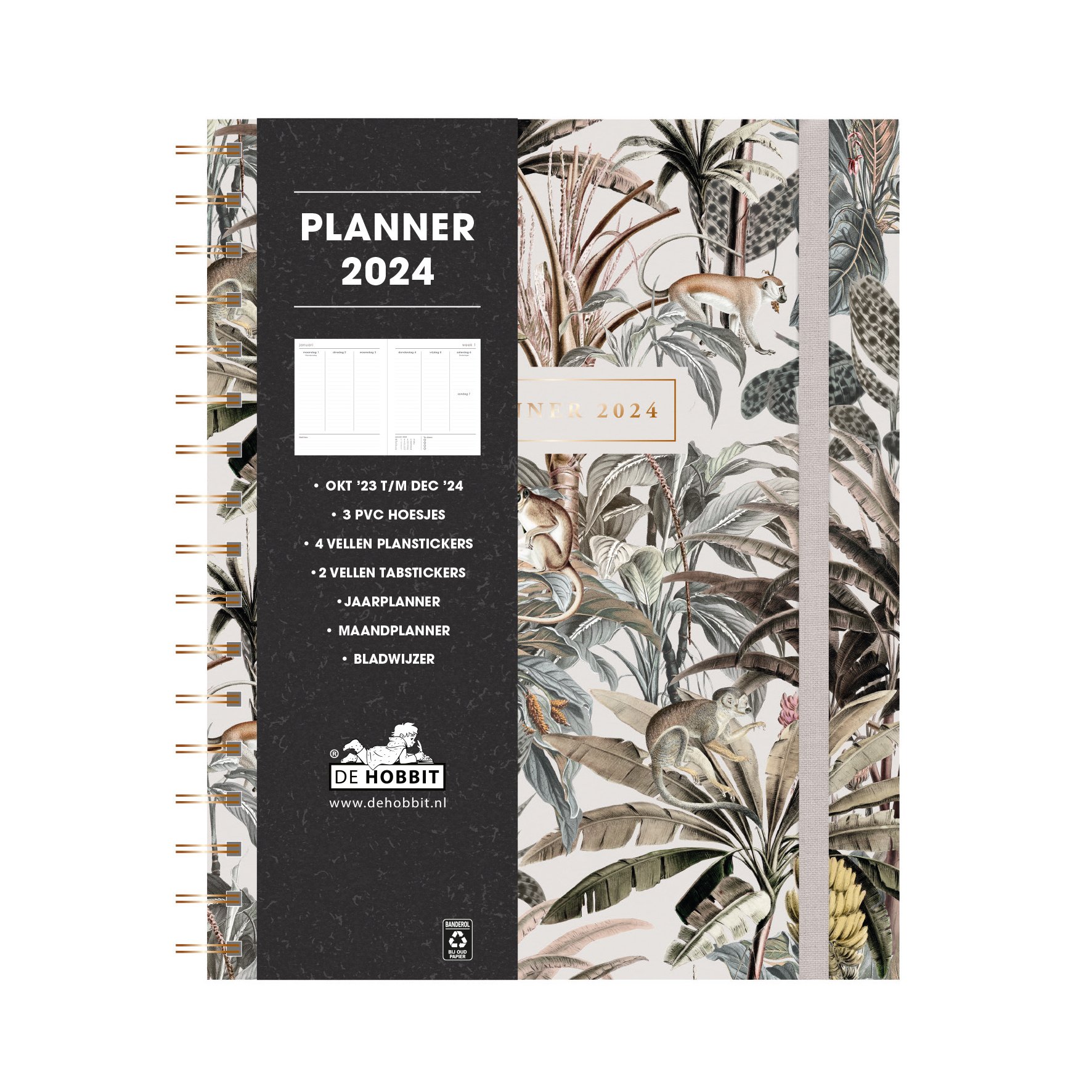 A5+ Planner 2024 Jungle