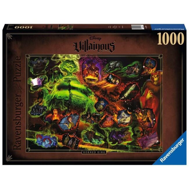 Ravensburger Disney Villainous - Puzzle del Re Cornuto 1000 pezzi