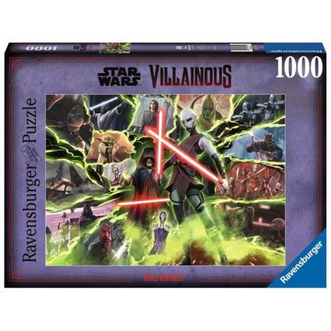 Ravensburger Star Wars Villainous - Puzzle di Asajj Ventress 1000 pezzi