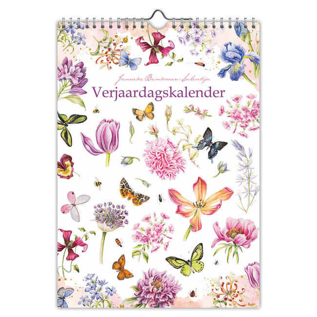 Comello Janneke Brinkman A4 Birthday Calendar Spring