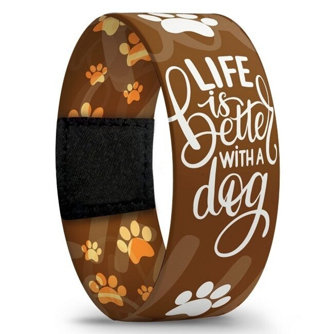 Life is Better with a Dog Polsband