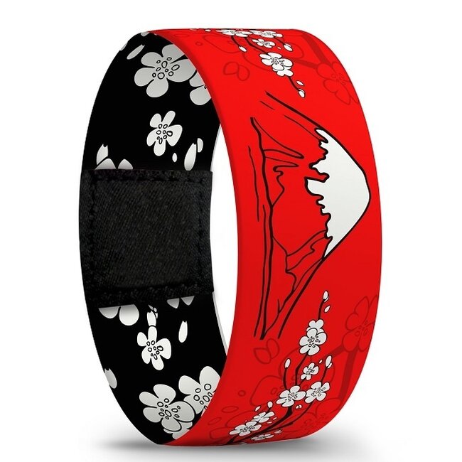 Red Blossom Wristband