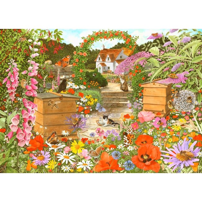 The House of Puzzles Bee Happy Puzzle 1000 Teile