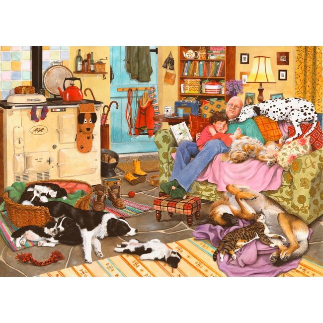 Dog Tired Puzzle 1000 Pieces
