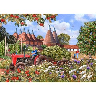 The House of Puzzles Oast Houses Puzzle 500 XL pieces
