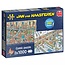 Jumbo Jan van Haasteren - Die Fabrik des Weihnachtsmanns und der Weihnachtsabend Puzzle 2x 1000 Teile