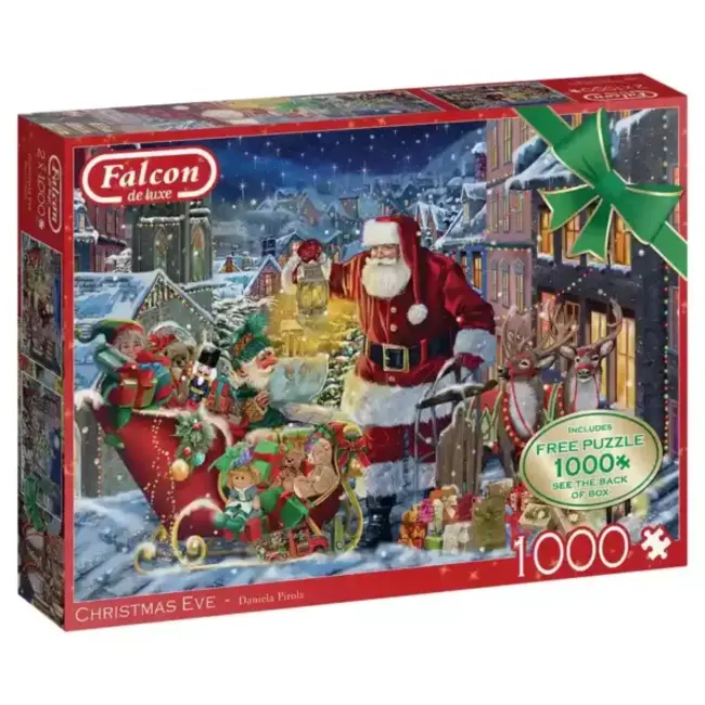 Heiligabend-Puzzle 2×1000 Teile