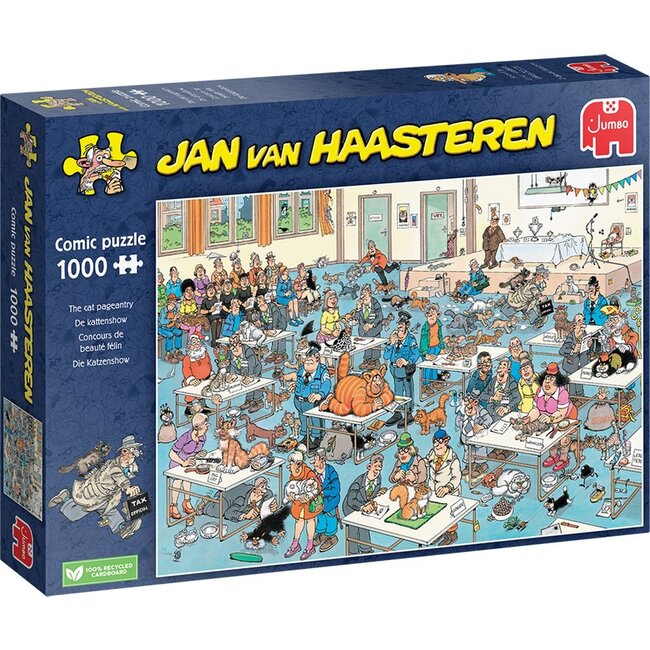 Jan van Haasteren - The Cat Show Puzzle 1000 Pieces