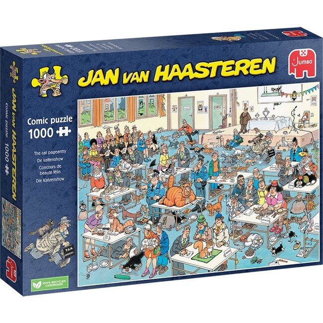 Jan van Haasteren - The Cat Show Puzzle 1000 Piezas
