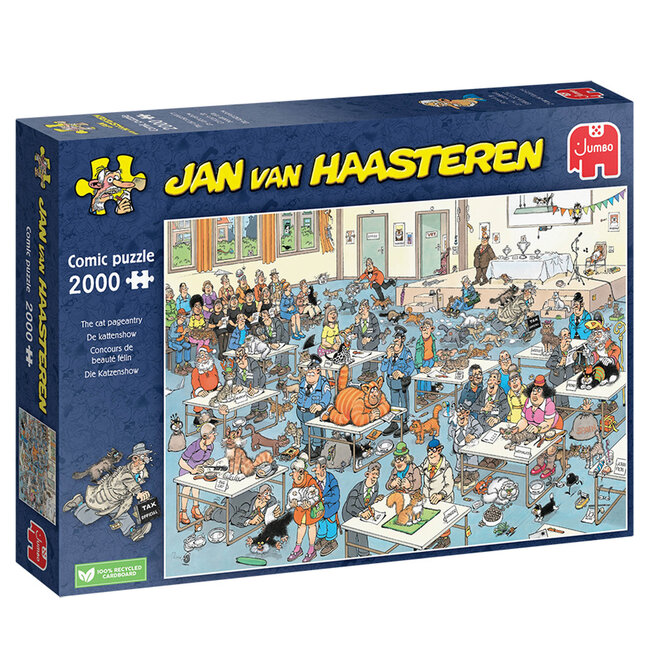 Jan van Haasteren - Die Katzenausstellung Puzzle 2000 Teile
