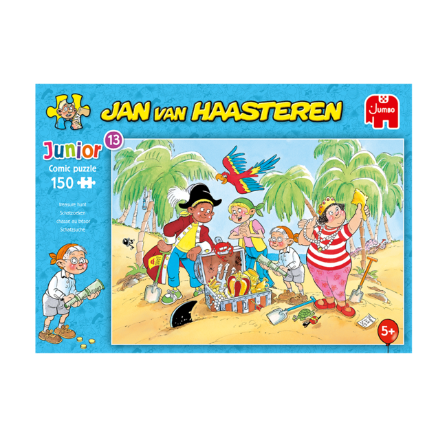 Jumbo La caza del tesoro - Jan van Haasteren Puzzle Junior 150 Piezas