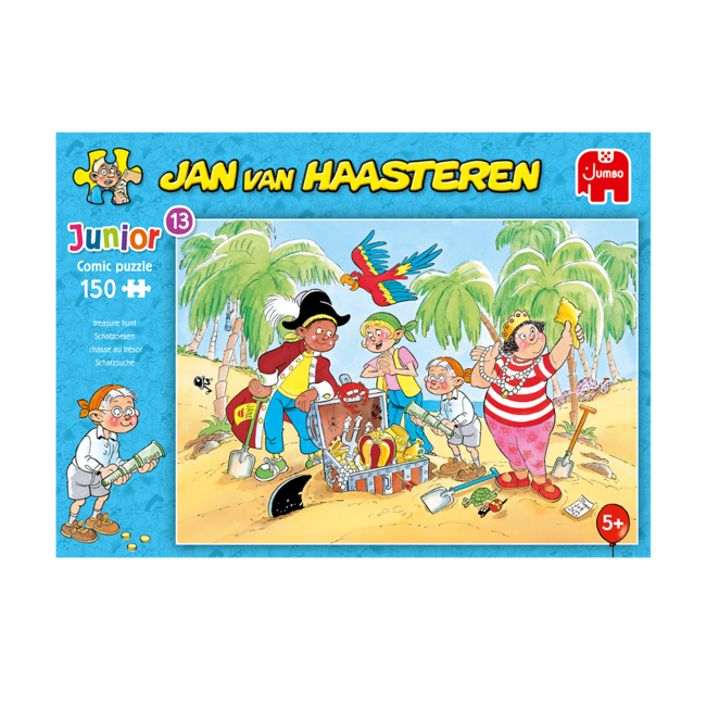 Jumbo Schatzoeken - Jan van Haasteren Junior Puzzel 150 Stukjes