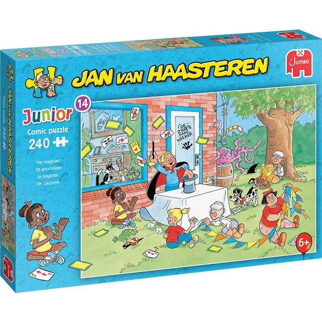 Jumbo De Goochelaar  - Jan van Haasteren Junior Puzzel 240 Stukjes
