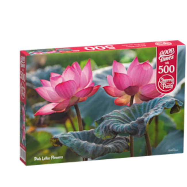 CherryPazzi Puzzle di fiori di loto rosa 500 pezzi