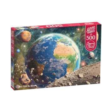 CherryPazzi Vue de la lune Puzzle de 500 pièces