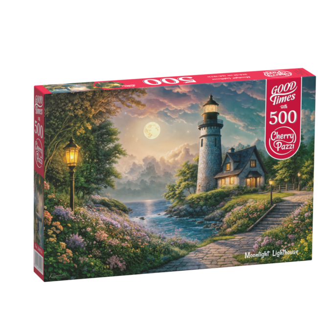 Mondschein-Leuchtturm-Puzzle 500 Teile