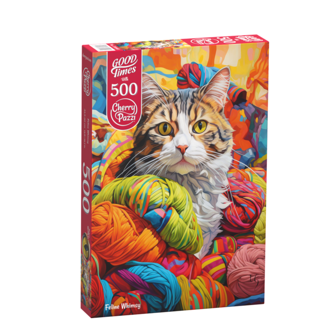 Feline Whimsy Puzzle 500 Pieces