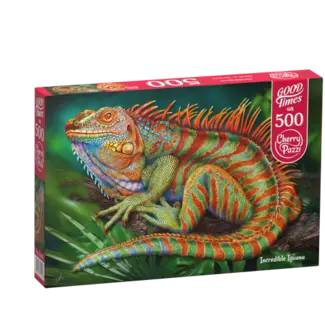 CherryPazzi Puzzle Iguana Increíble 500 Piezas